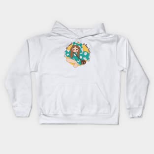 Winter girl Kids Hoodie